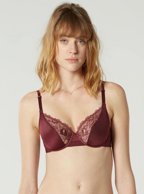 Shade reggiseno con ferretto, mirtillo rosso MAISONLEJABY