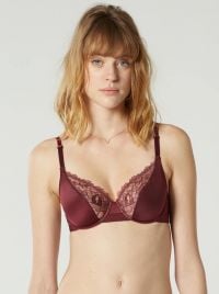 Shade reggiseno con ferretto, mirtillo rosso