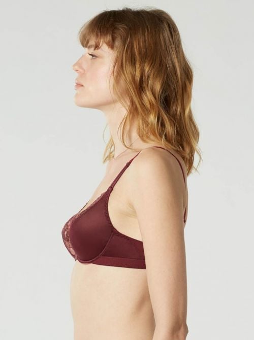 Shade reggiseno con ferretto, mirtillo rosso