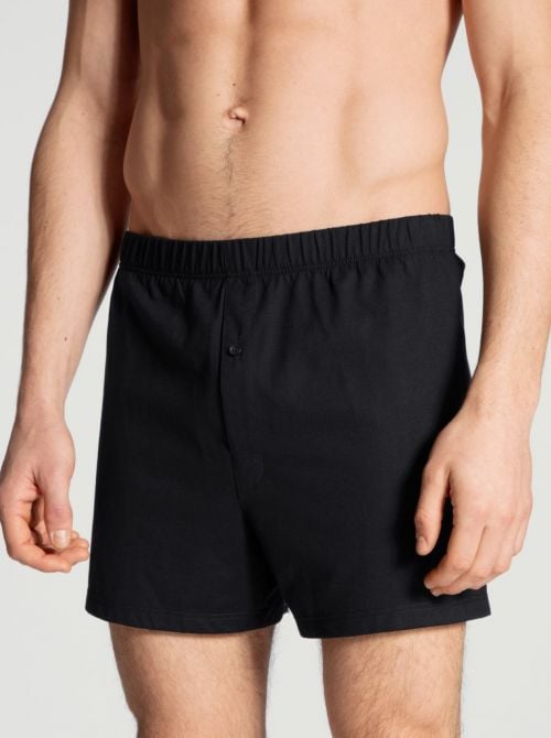 24090 Cotton Code Boxer con apertura, nero CALIDA