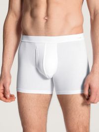 25890 Cotton Code Boxer Brief with opening, white