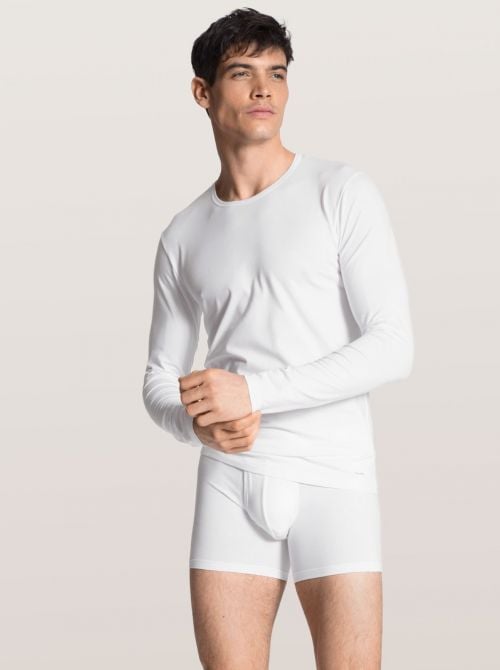 25890 Cotton Code Boxer Brief con apertura,  bianco