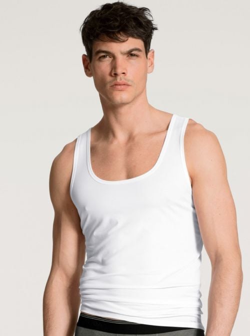 12186 Fresh Cotton canottiera atletica, bianco CALIDA