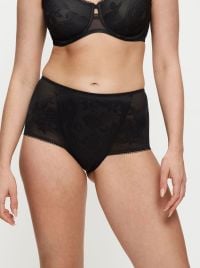 Wild Rose Sensation slip maxi, nero