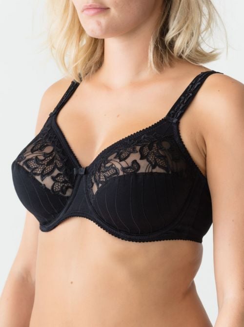 Deauville Reggiseno comfort con ferretto, nero
