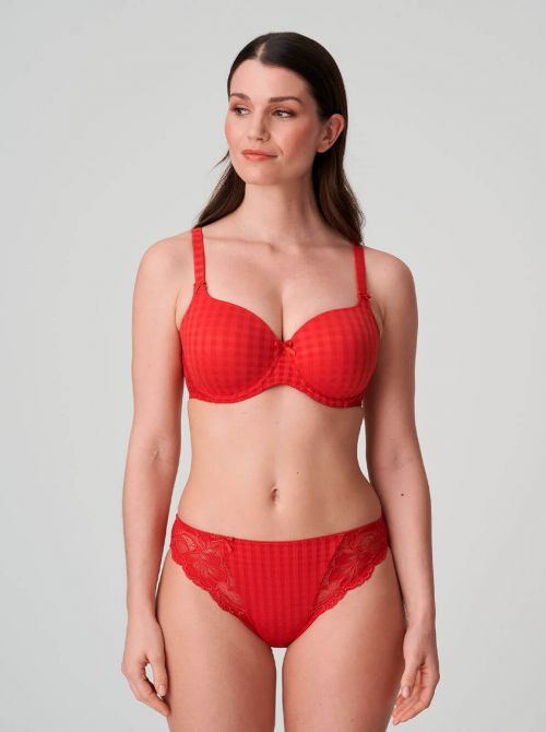 Madison padded bra, red