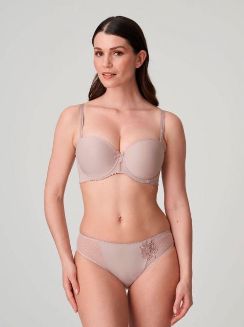 Divine Reggiseno imbottito a fascia, tortora