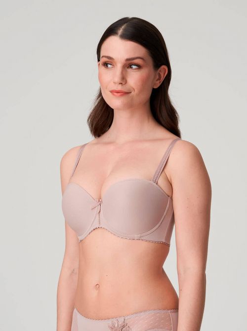 Divine Reggiseno imbottito a fascia, tortora