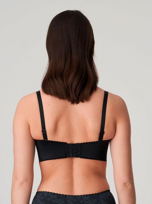 Divine Reggiseno imbottito a fascia, nero