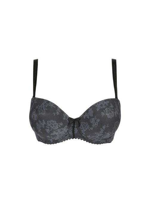 Divine Reggiseno imbottito a fascia, nero