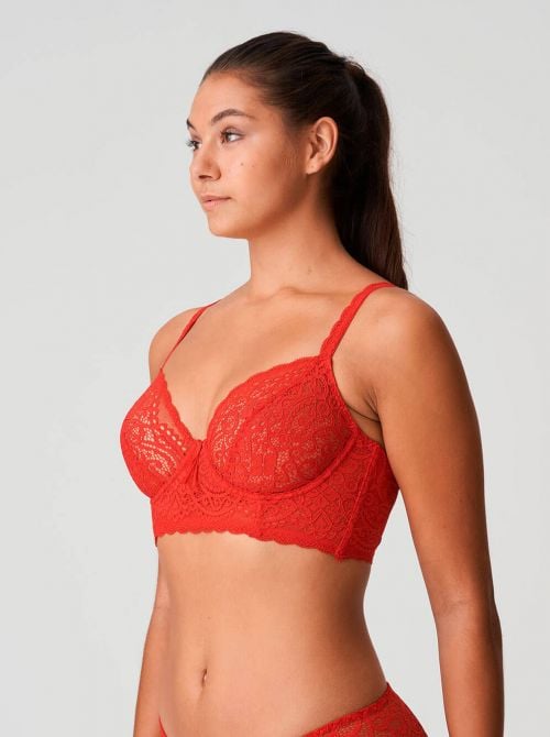 I Do Bralette con ferretto, rosso