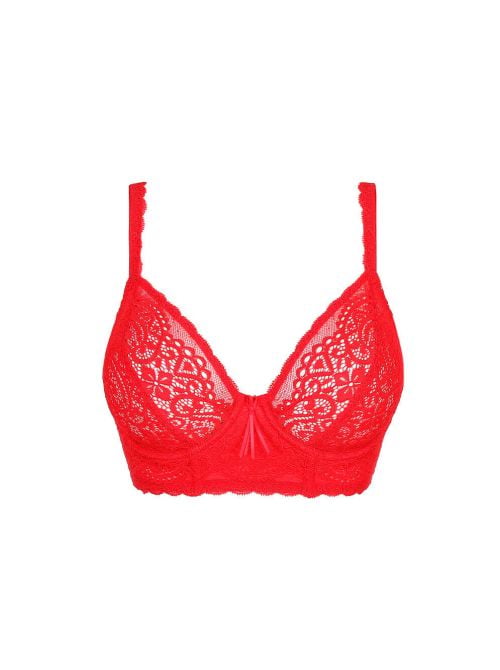 I Do Bralette con ferretto, rosso