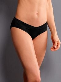 1429 Slip gravidanza con incrocio, nero