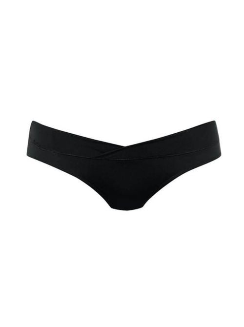 1429 Slip gravidanza con incrocio, nero