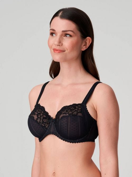 Couture Reggiseno con ferretto, nero