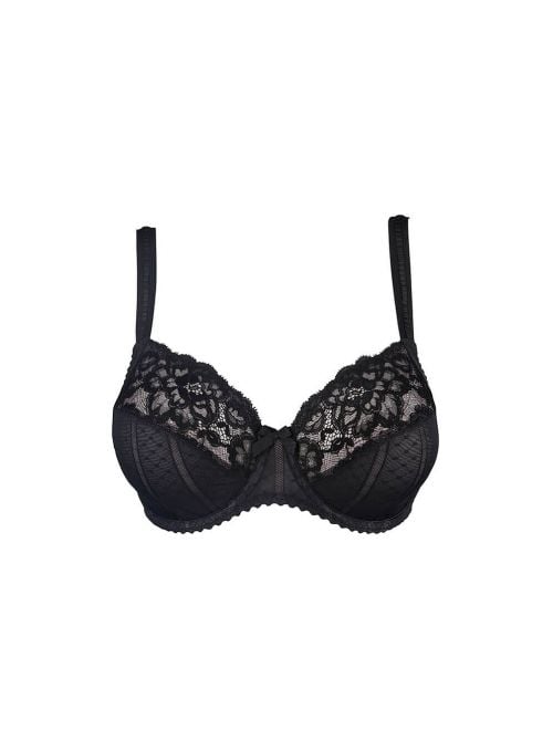 Couture Reggiseno con ferretto, nero