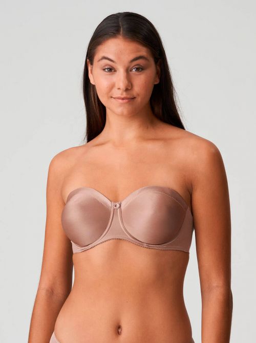 Forever Underwired bandeau bra, nude PRIMADONNA