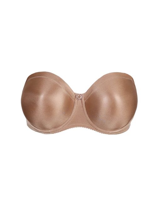 Forever Underwired bandeau bra, nude
