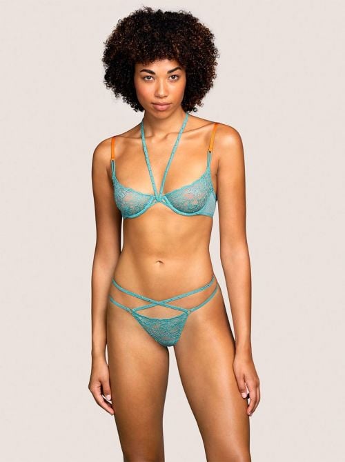Tiger perizoma con stringhe, bali green ANDRES SARDA