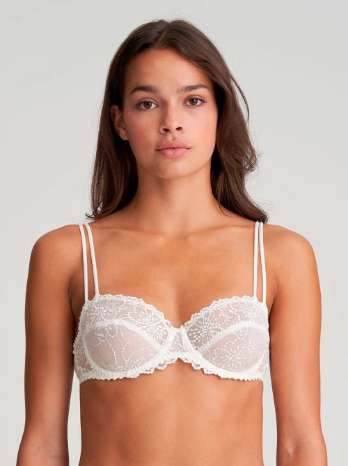 Jane Reggiseno a balconcino con ferretto, bianco
