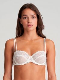 Jane Reggiseno a balconcino con ferretto, bianco