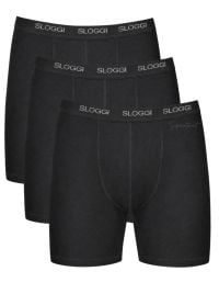 Sloggi Men Basic Long 3 Capi, nero