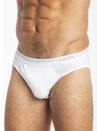 Identity briefs stretch cotton, white