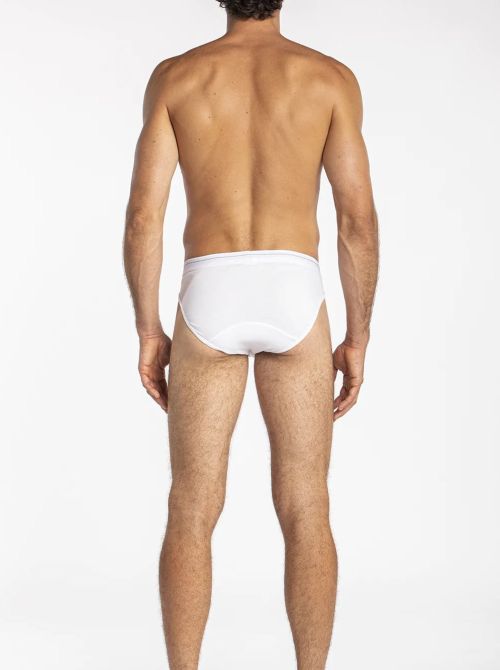 Identity - Slip Mini in Cotone Elasticizzato, bianco