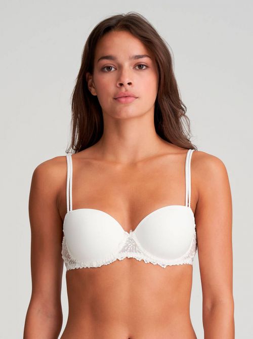 Jane reggiseno a balconcino imbottito, bianco