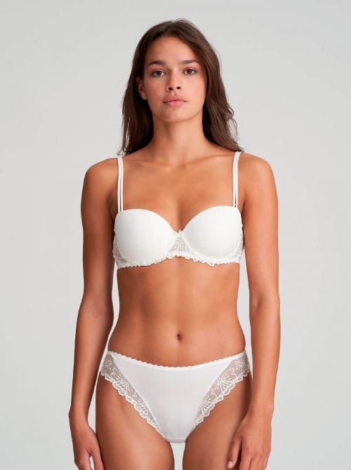 Jane reggiseno a balconcino imbottito, bianco