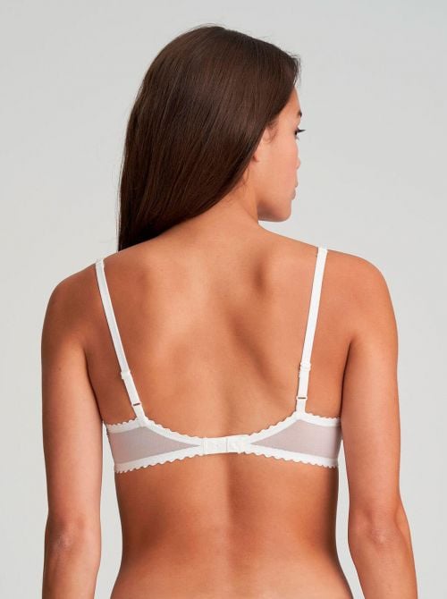 Jane reggiseno a balconcino imbottito, bianco