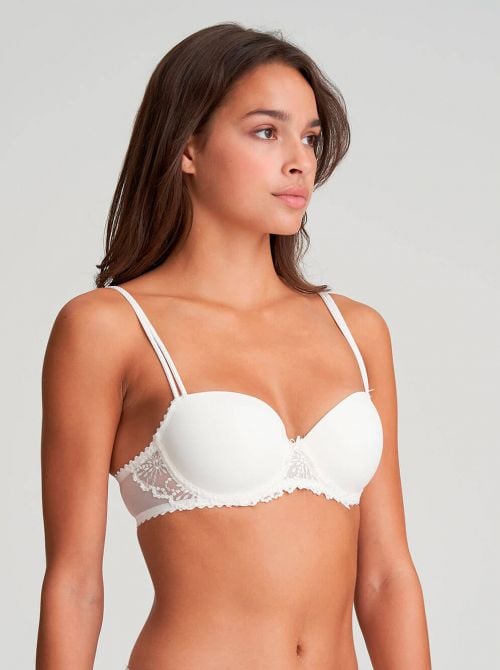 Jane reggiseno a balconcino imbottito, bianco