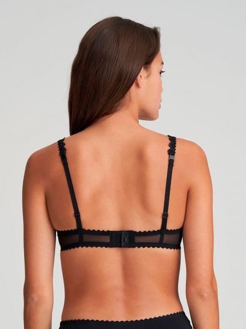 Jane Reggiseno imbottito a cuore, nero