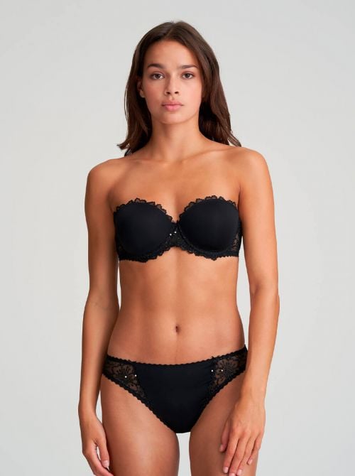 Jane padded bandeau bra, black MARIE JO