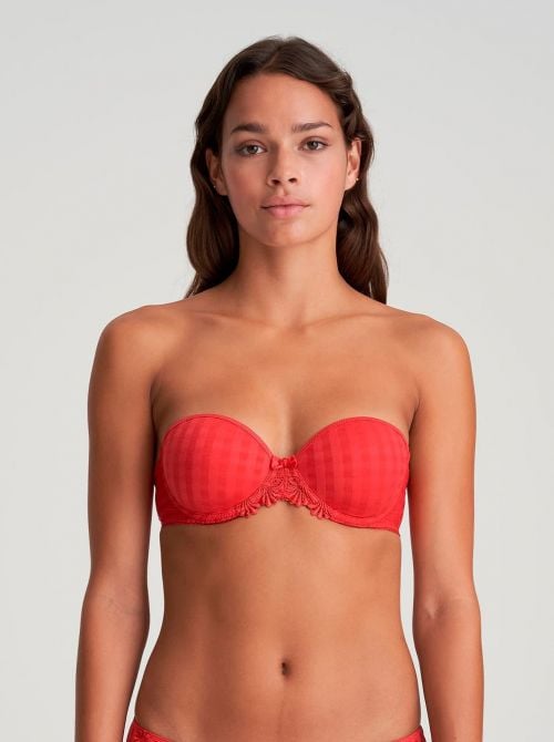 Avero padded bandeau bra, scarlet MARIE JO