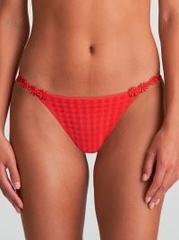 Avero low-waisted briefs, scarlet