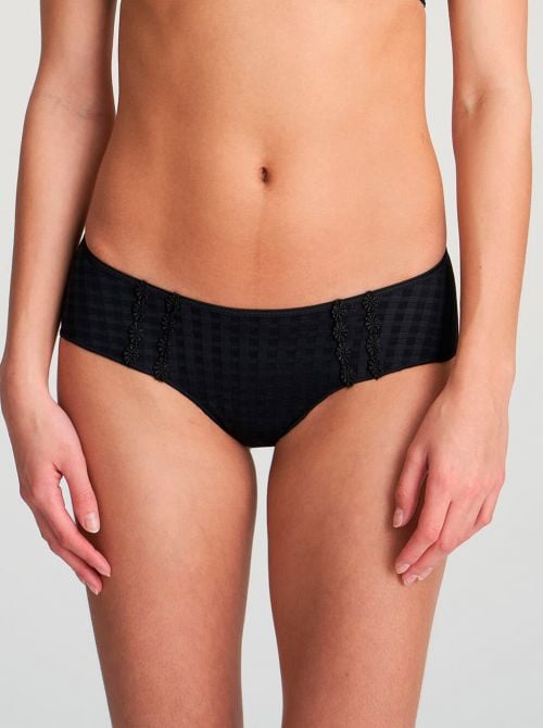 Avero hotpants a vita bassa, nero