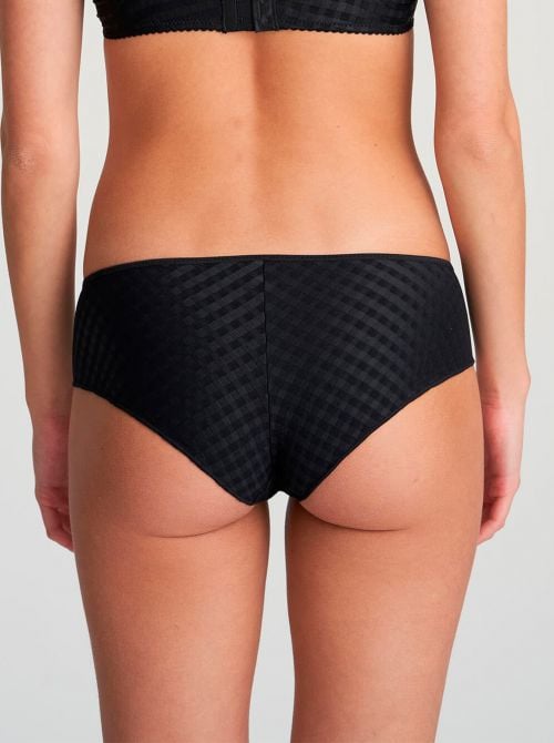 Avero hotpants a vita bassa, nero