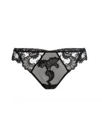 Dressing Floral Tanga, nero