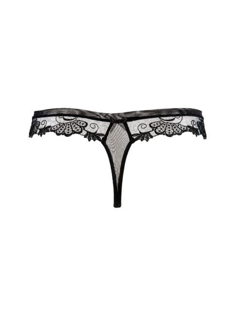 Dressing Floral Tanga, nero LISE CHARMEL