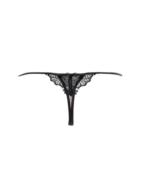Dressing Floral Sexy thong, black
