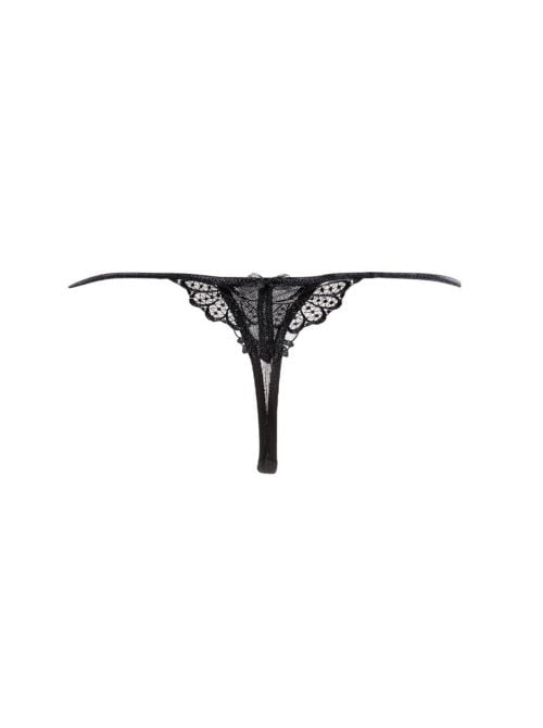 Dressing Floral Tanga sexy, nero LISE CHARMEL
