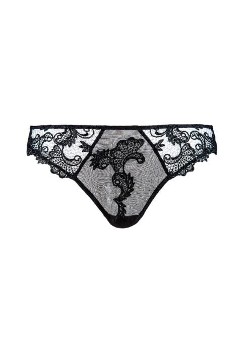 Dressing Floral slip seduction, nero LISE CHARMEL