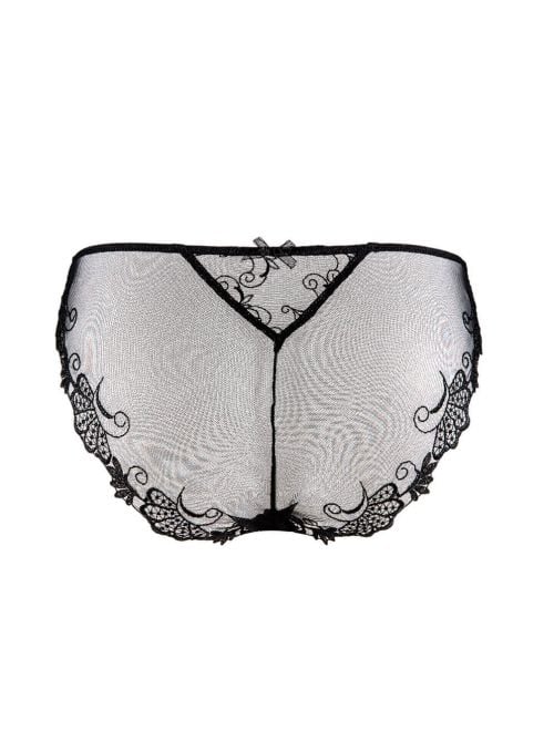 Dressing Floral slip seduction, nero LISE CHARMEL