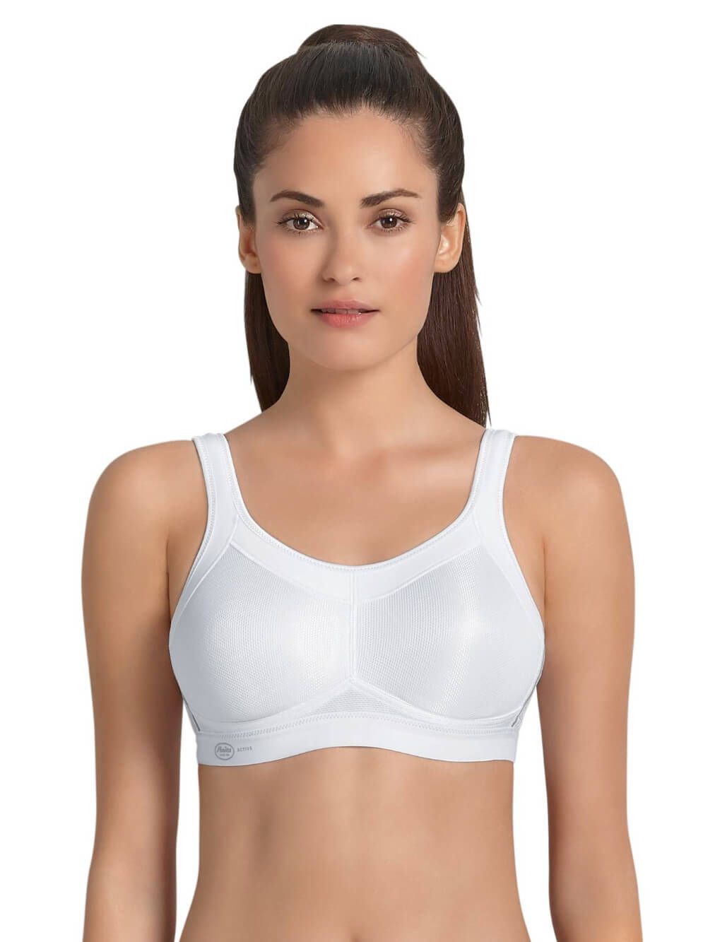 ᐅ Reggiseno sportivo senza ferretto Anita 5566-848, reggiseno senza  ferretto ideale per lo sport.L'ampia fascia sottoseno, gli inserti in rete  trasp