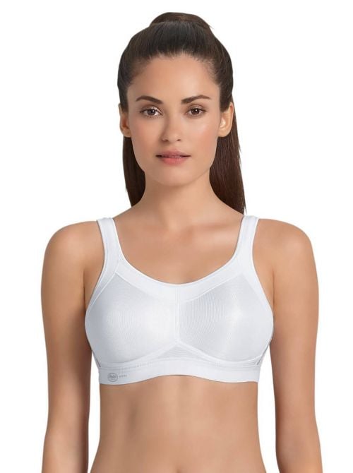 5529 sport bra, white