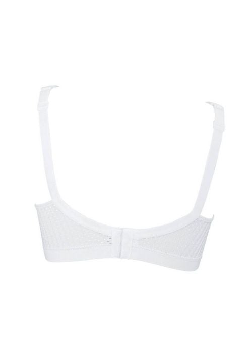 5529 reggiseno sportivo senza ferretto, bianco