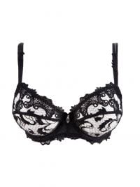 Dressing Floral reggiseno con ferretto, nero