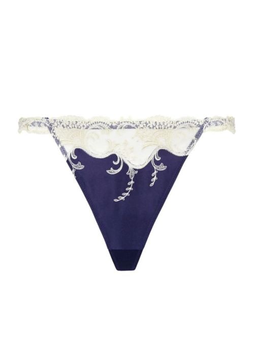 Splendeur Soie thong, splendeur marine