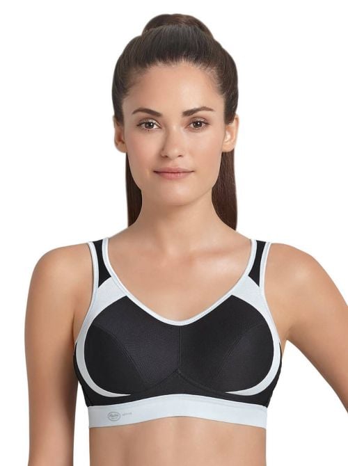 5527 Reggiseno sportivo senza ferretto, nero